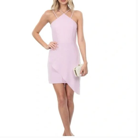 Amanda Uprichard Odean Dress in Rose Quartz Size Small - Picture 9 of 9
